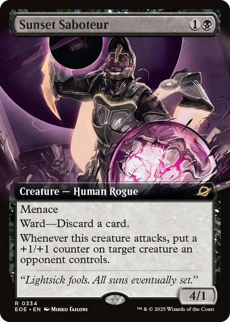 Sunset Saboteur (Extended Art) [Edge of Eternities] | Spectrum Games