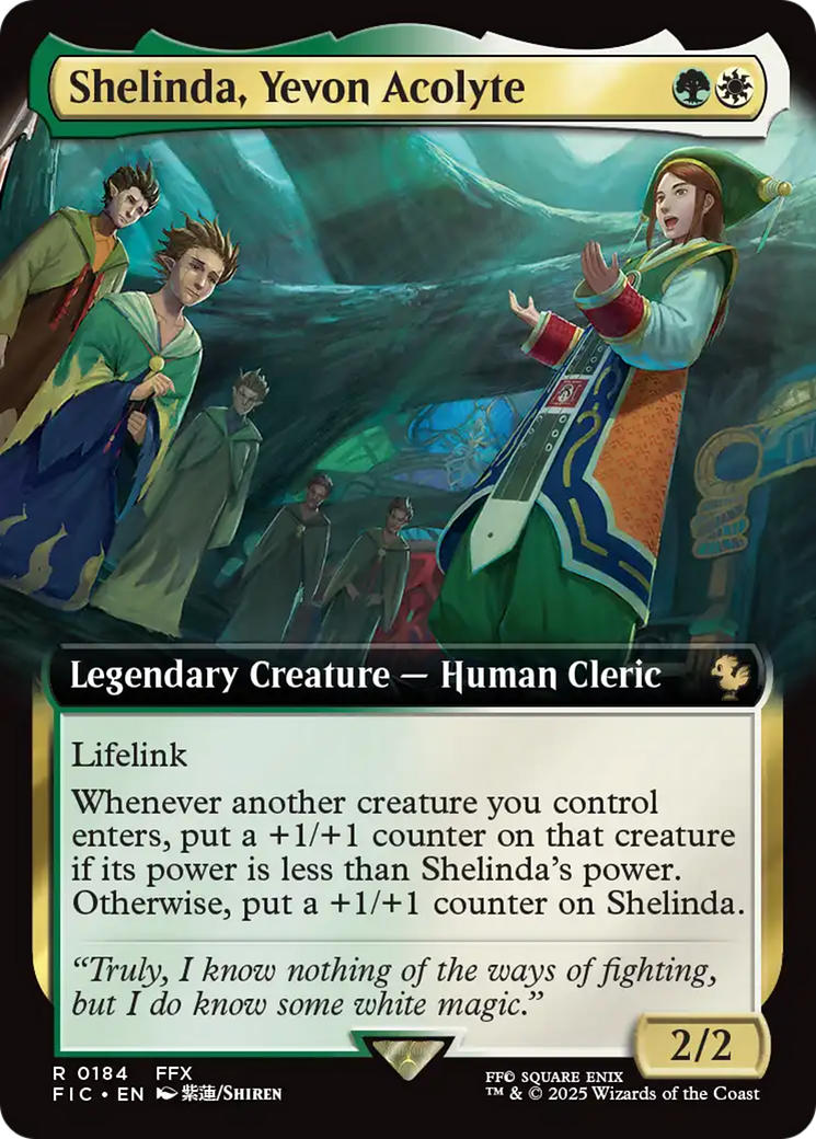 Shelinda, Yevon Acolyte (Extended Art) [FINAL FANTASY Commander] | Spectrum Games