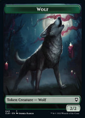 Wolf // Insect Double-Sided Token [Commander Legends: Battle for Baldur's Gate Tokens] | Spectrum Games