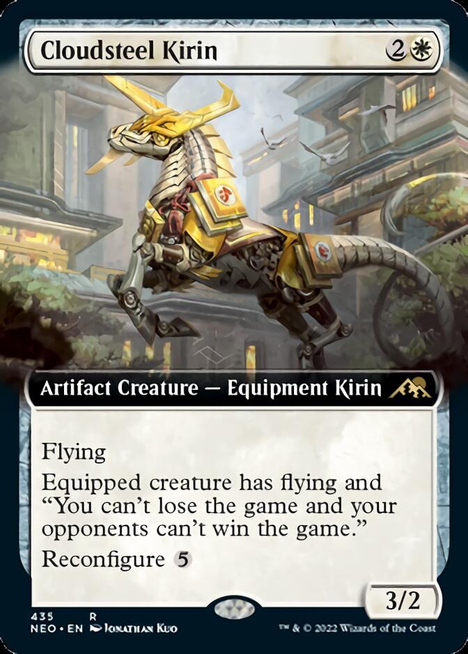 Cloudsteel Kirin (Extended Art) [Kamigawa: Neon Dynasty] | Spectrum Games