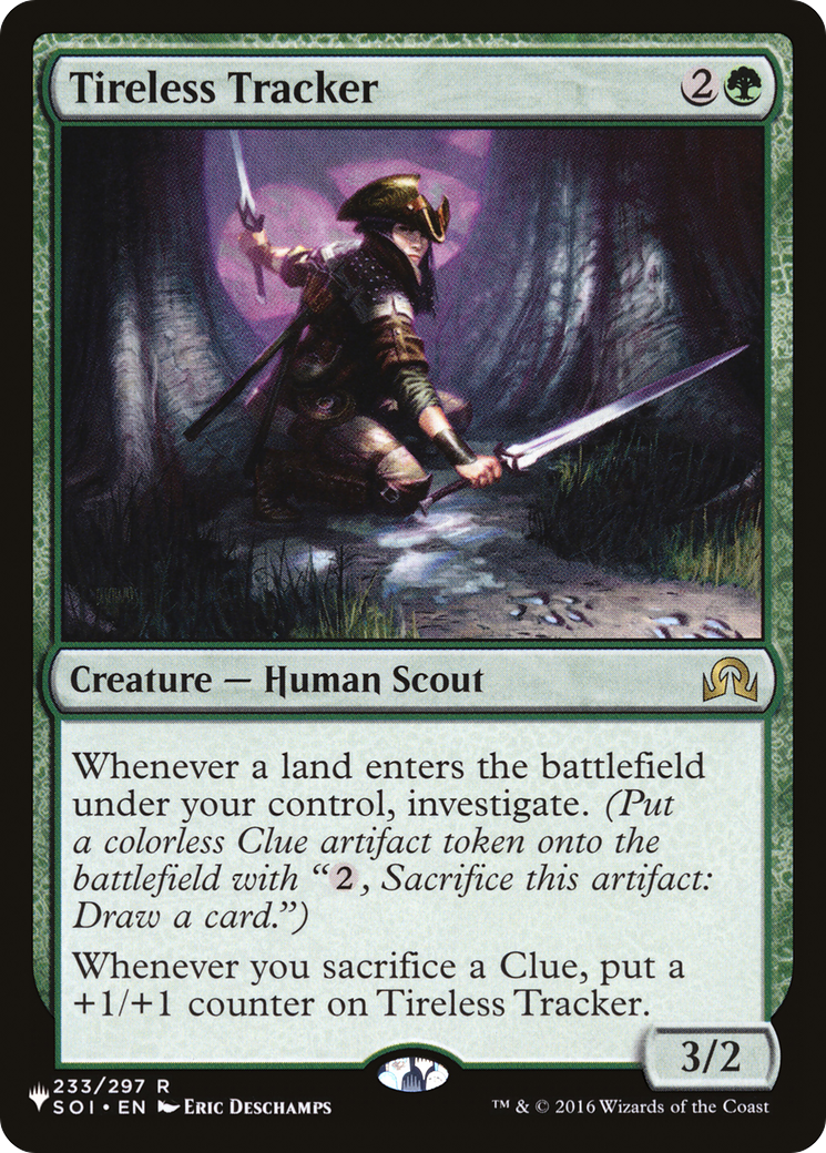 Tireless Tracker Art Card [Innistrad Remastered Art Series] | Spectrum Games