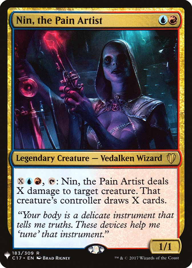 Nin, the Pain Artist [The List] | Spectrum Games