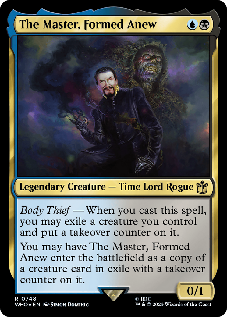 The Master, Formed Anew (Surge Foil) [Doctor Who] | Spectrum Games