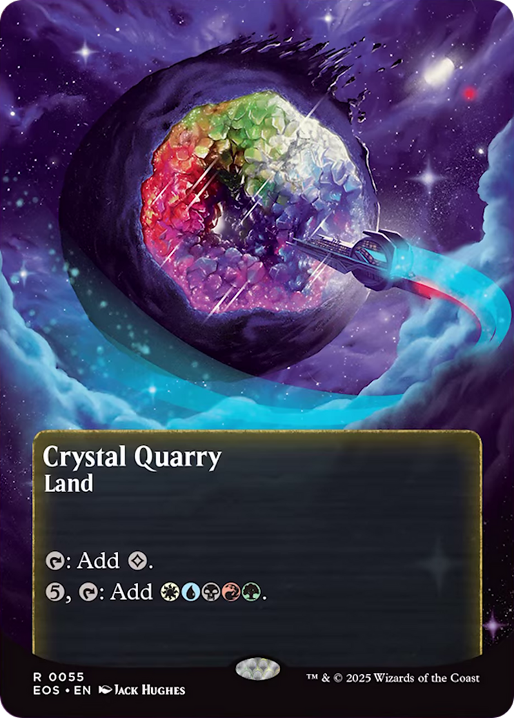 Crystal Quarry (0055) (Borderless) [Edge of Eternities: Stellar Sights] | Spectrum Games