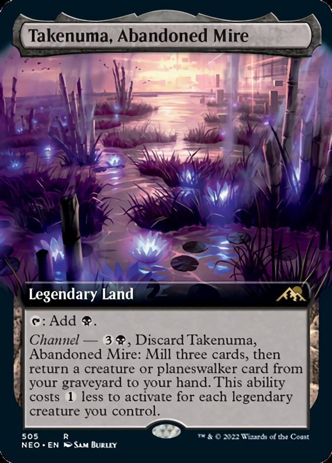 Takenuma, Abandoned Mire (Extended Art) [Kamigawa: Neon Dynasty] | Spectrum Games