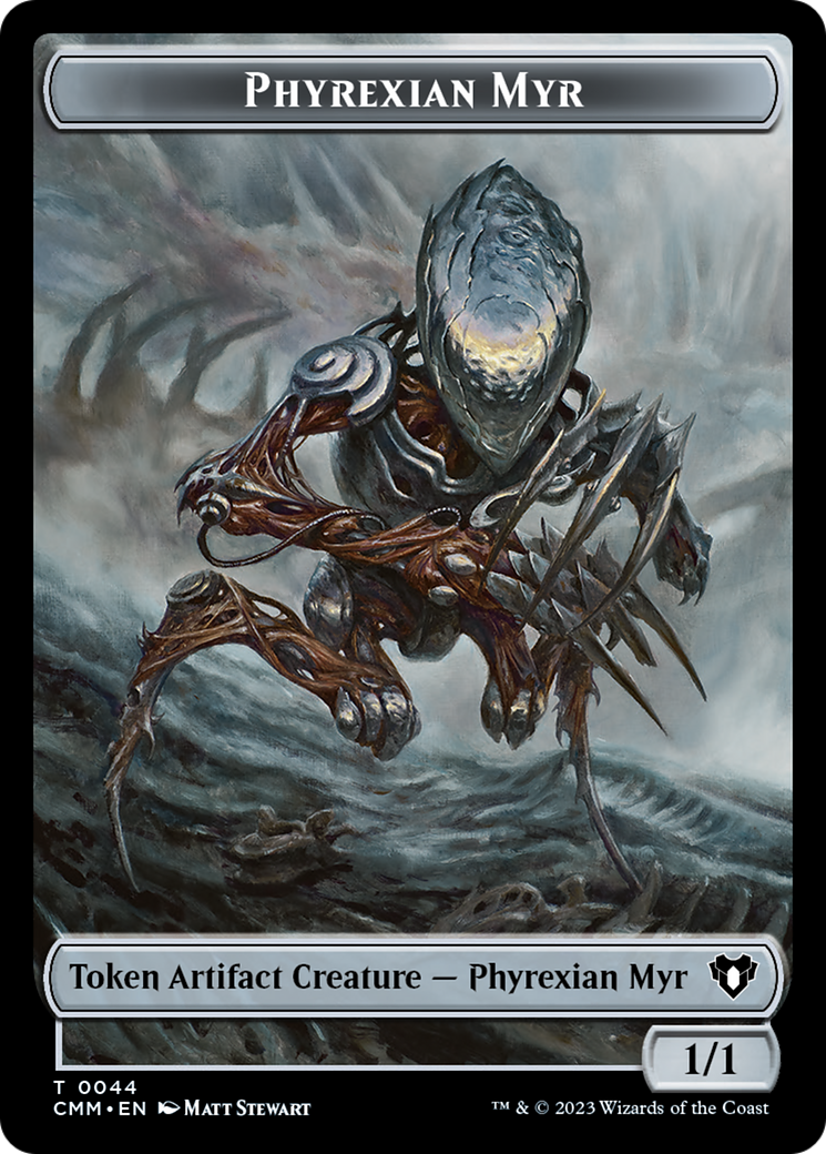 Phyrexian Myr Token [Commander Masters Tokens] | Spectrum Games