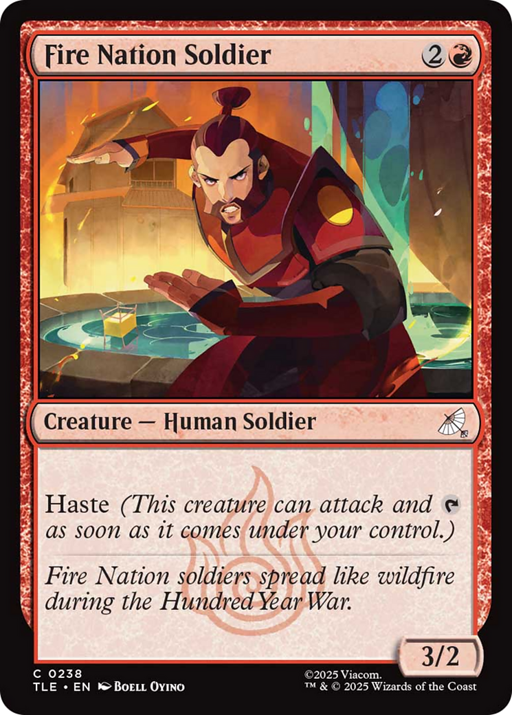 Fire Nation Soldier [Avatar: The Last Airbender: Eternal-Legal] | Spectrum Games