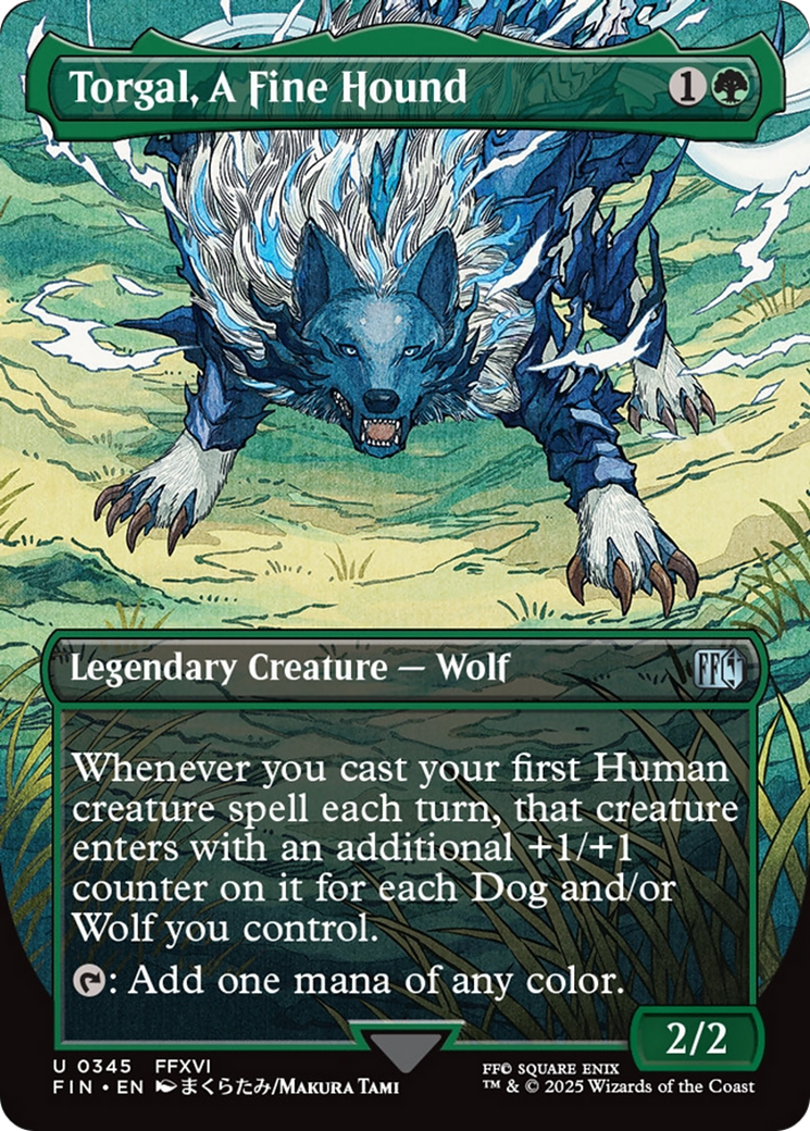 Torgal, A Fine Hound (Borderless) [FINAL FANTASY] | Spectrum Games