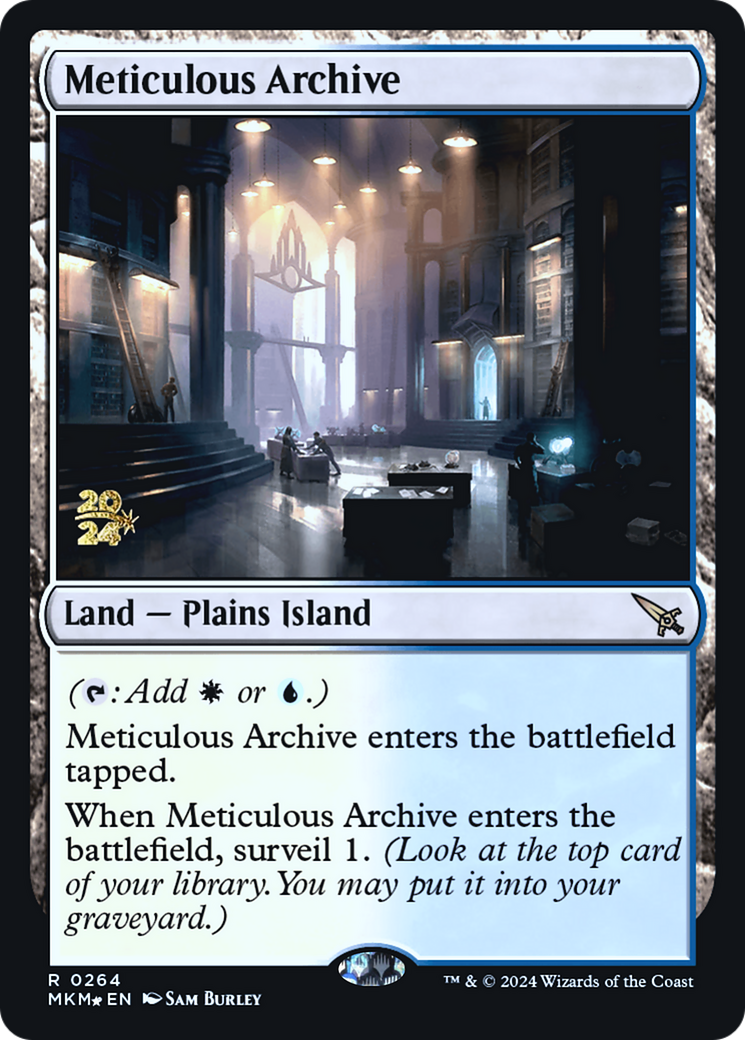 Meticulous Archive [Murders at Karlov Manor Prerelease Promos] | Spectrum Games