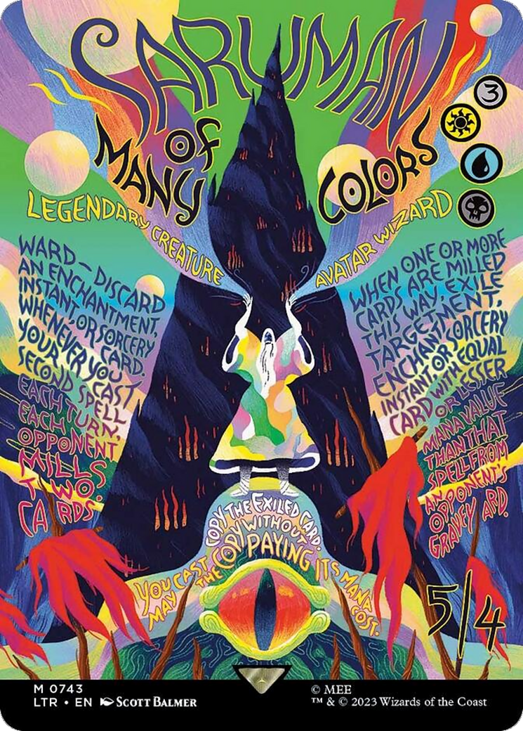 Saruman of Many Colors (Borderless Poster) [The Lord of the Rings: Tales of Middle-Earth] | Spectrum Games