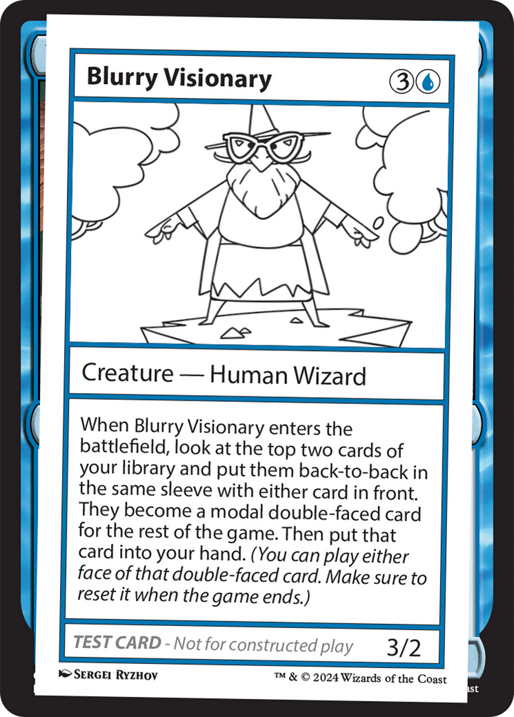 Blurry Visionary [Mystery Booster 2 Playtest Cards] | Spectrum Games