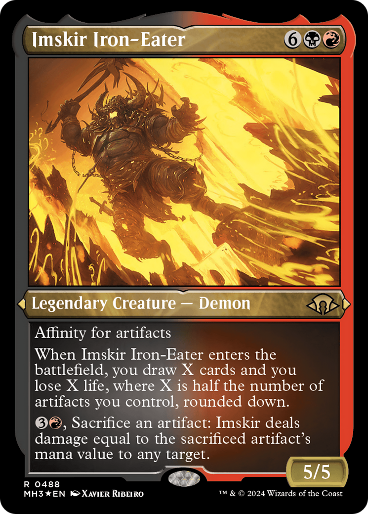 Imskir Iron-Eater (Foil Etched) [Modern Horizons 3] | Spectrum Games