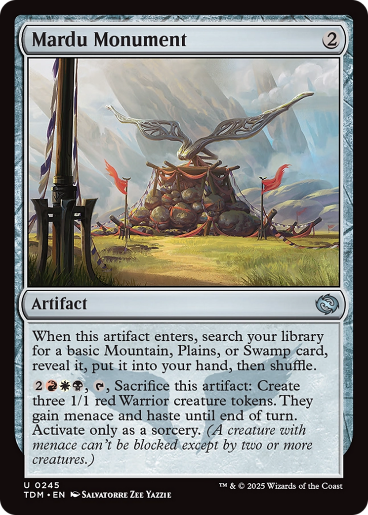 Mardu Monument [Tarkir: Dragonstorm] | Spectrum Games