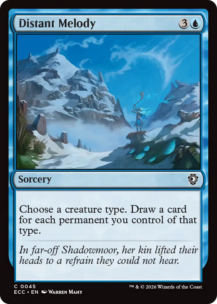 Distant Melody [Lorwyn Eclipsed Commander] | Spectrum Games