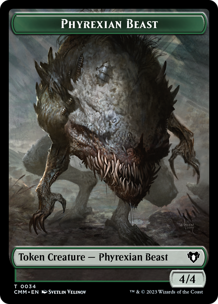 Phyrexian Beast Token [Commander Masters Tokens] | Spectrum Games