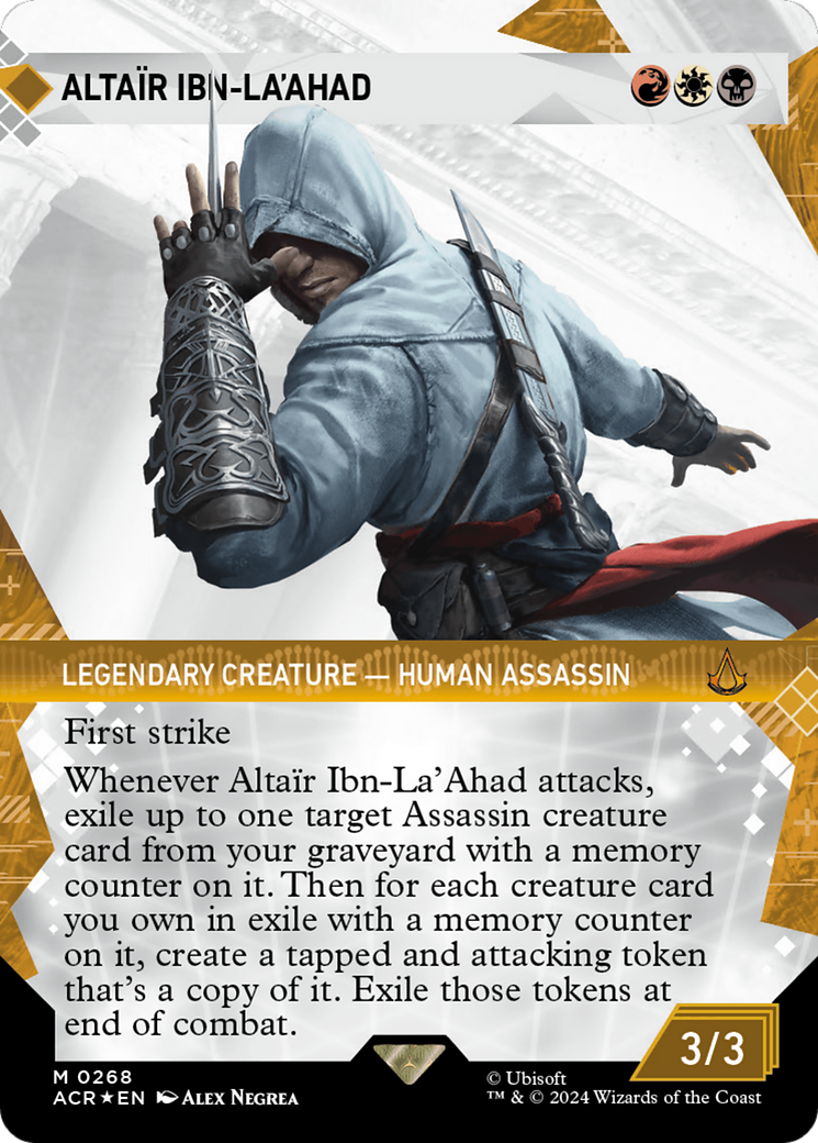 Altair Ibn-La'Ahad (Showcase) (Textured Foil) [Assassin's Creed] | Spectrum Games