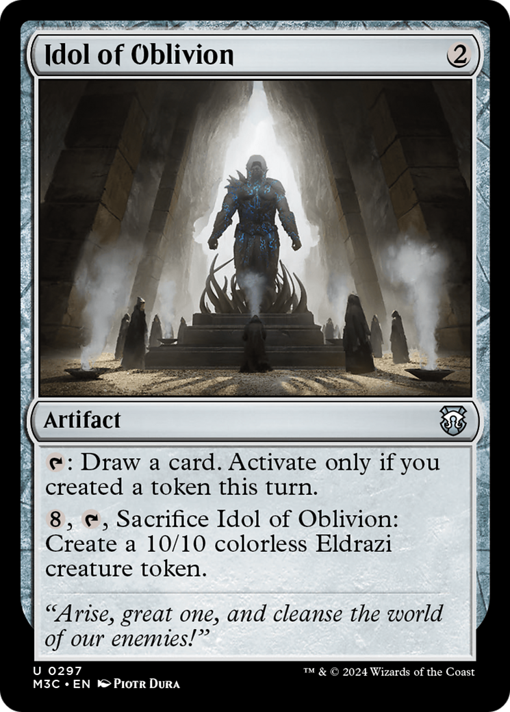 Idol of Oblivion (Ripple Foil) [Modern Horizons 3 Commander] | Spectrum Games