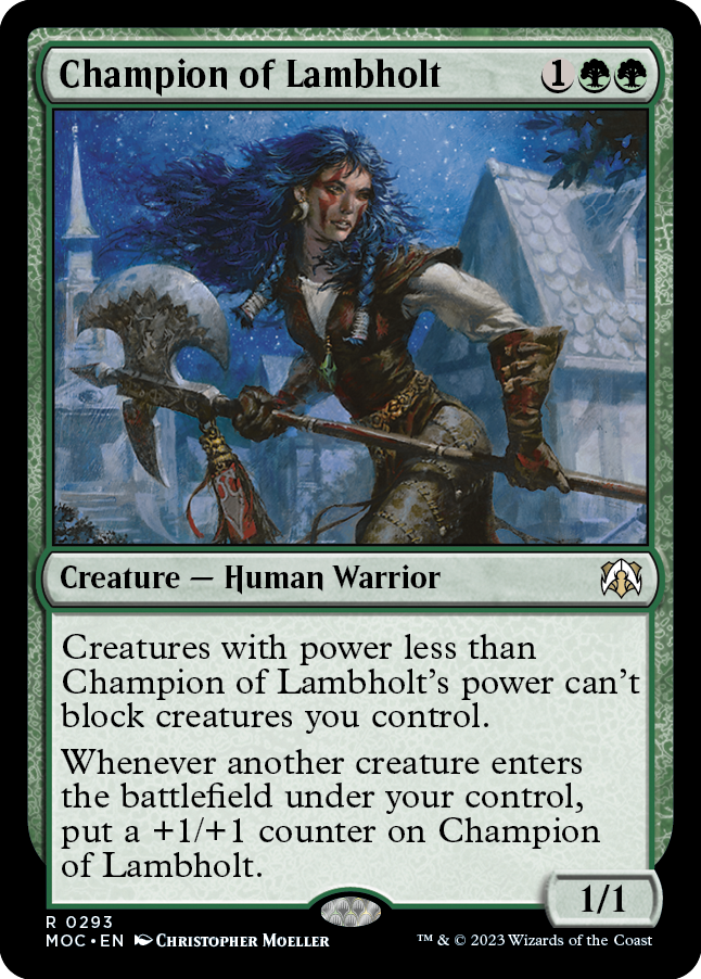 Champion of Lambholt [March of the Machine Commander] | Spectrum Games