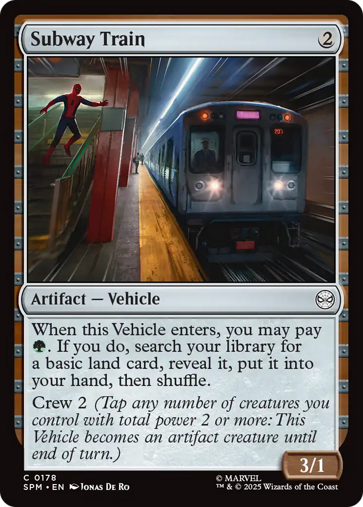 Subway Train [Marvel's Spider-Man] | Spectrum Games