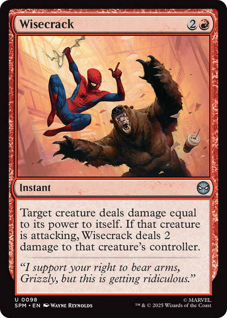 Wisecrack [Marvel's Spider-Man] | Spectrum Games