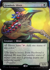 Gemhide Sliver (Extended Art) [Secret Lair Drop Series] | Spectrum Games