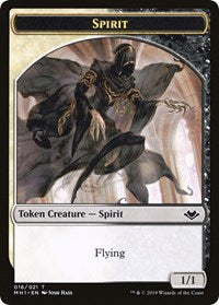 Spirit // Golem Double-Sided Token [Modern Horizons Tokens] | Spectrum Games