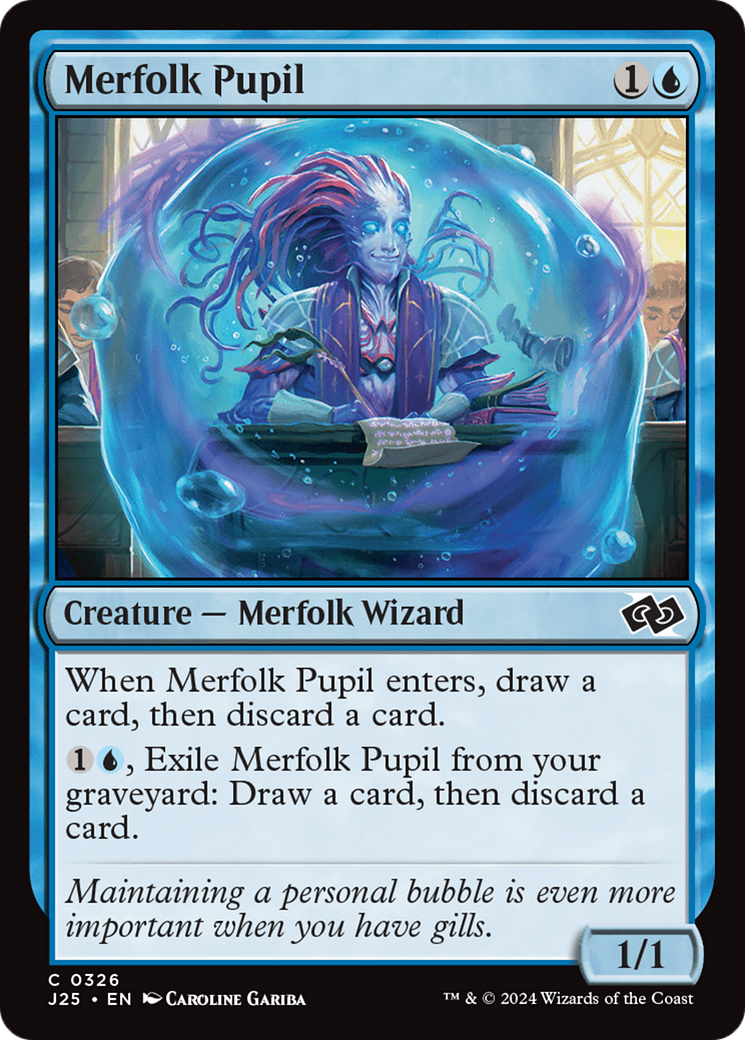 Merfolk Pupil [Foundations Jumpstart] | Spectrum Games