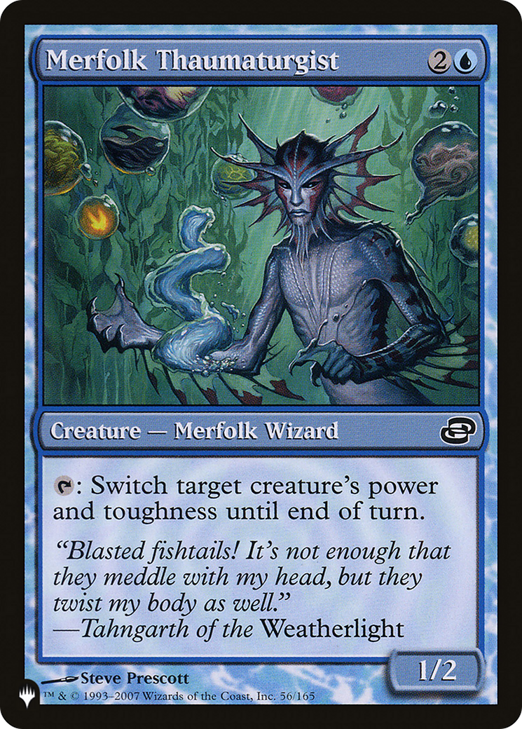 Merfolk Thaumaturgist [The List Reprints] | Spectrum Games