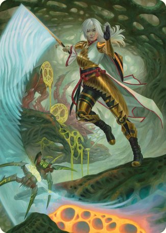 The Eternal Wanderer Art Card [Phyrexia: All Will Be One Art Series] | Spectrum Games