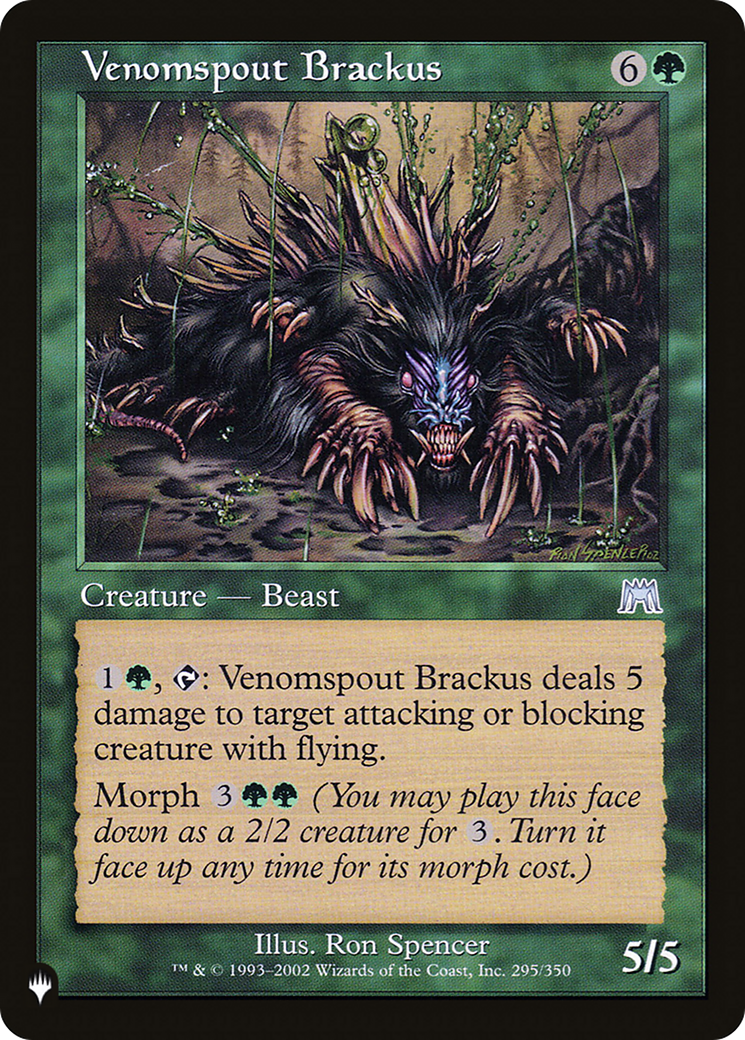 Venomspout Brackus [The List Reprints] | Spectrum Games