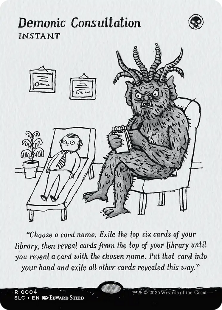 Demonic Consultation [Secret Lair Countdown Kit] | Spectrum Games