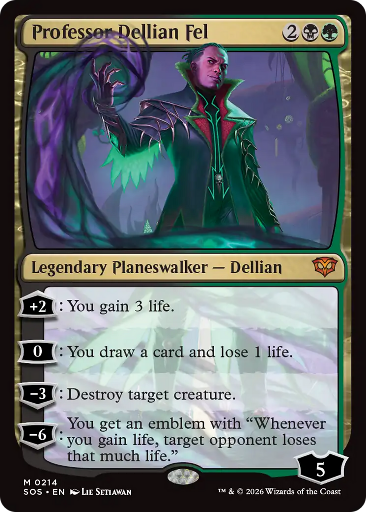 Professor Dellian Fel [Secrets of Strixhaven] | Spectrum Games