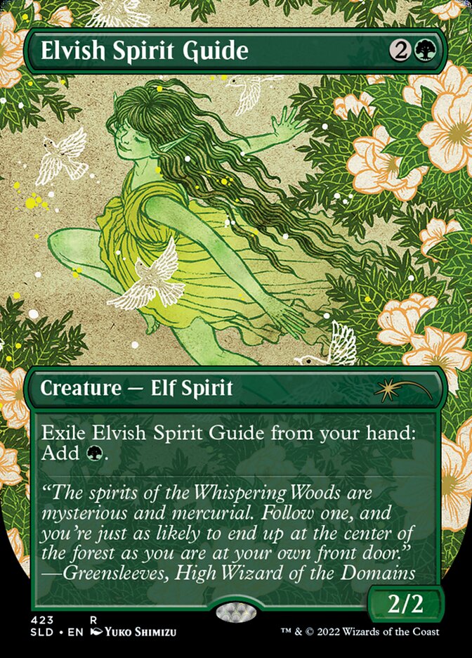 Elvish Spirit Guide (Borderless) [Secret Lair Drop Series] | Spectrum Games