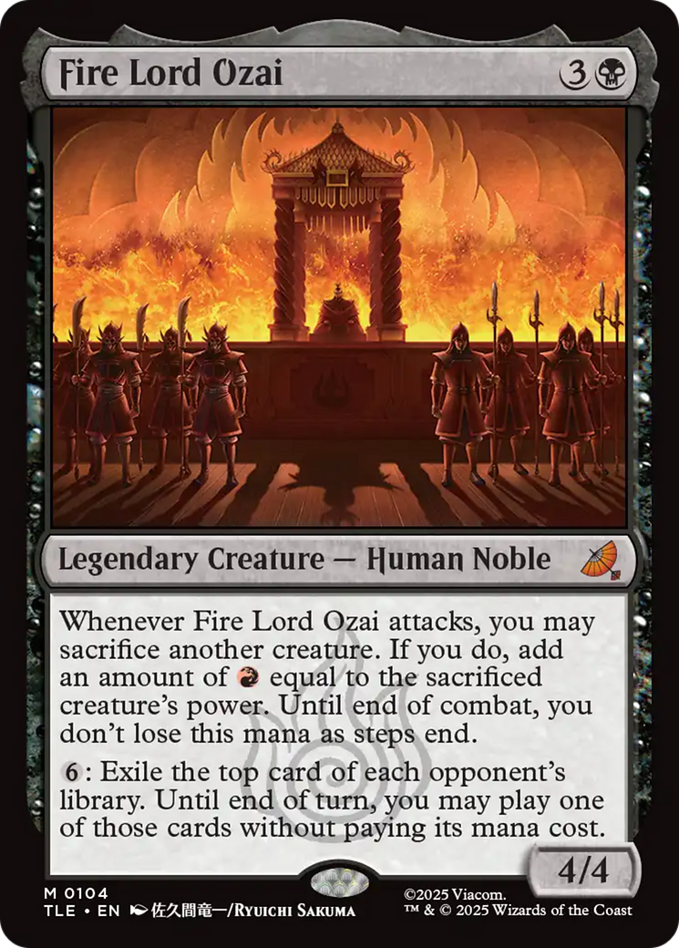 Fire Lord Ozai [Avatar: The Last Airbender: Eternal-Legal] | Spectrum Games