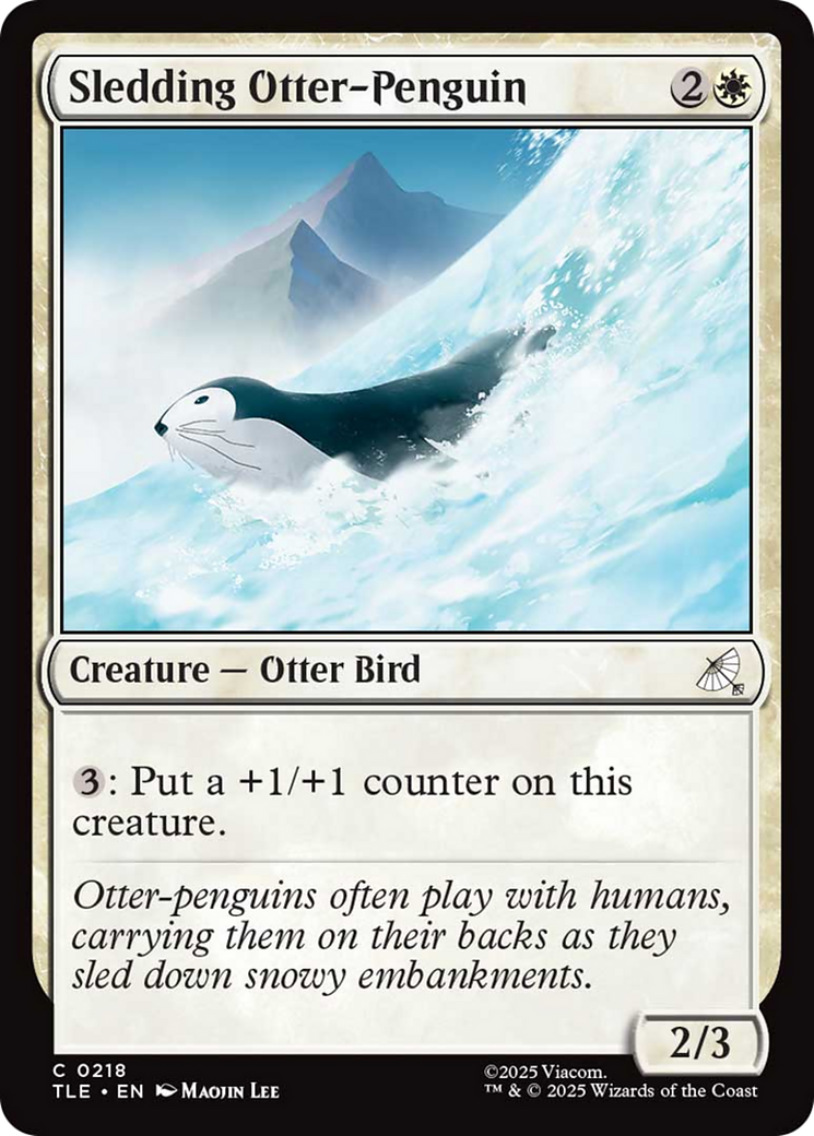 Sledding Otter-Penguin [Avatar: The Last Airbender: Eternal-Legal] | Spectrum Games