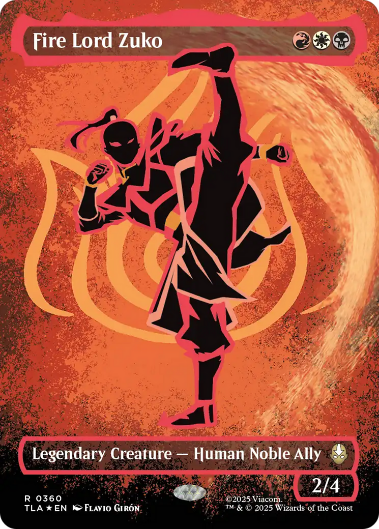 Fire Lord Zuko (Borderless Battle Pose) [Avatar: The Last Airbender] | Spectrum Games