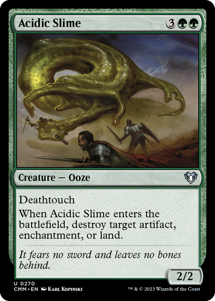 Acidic Slime [Commander Masters] | Spectrum Games