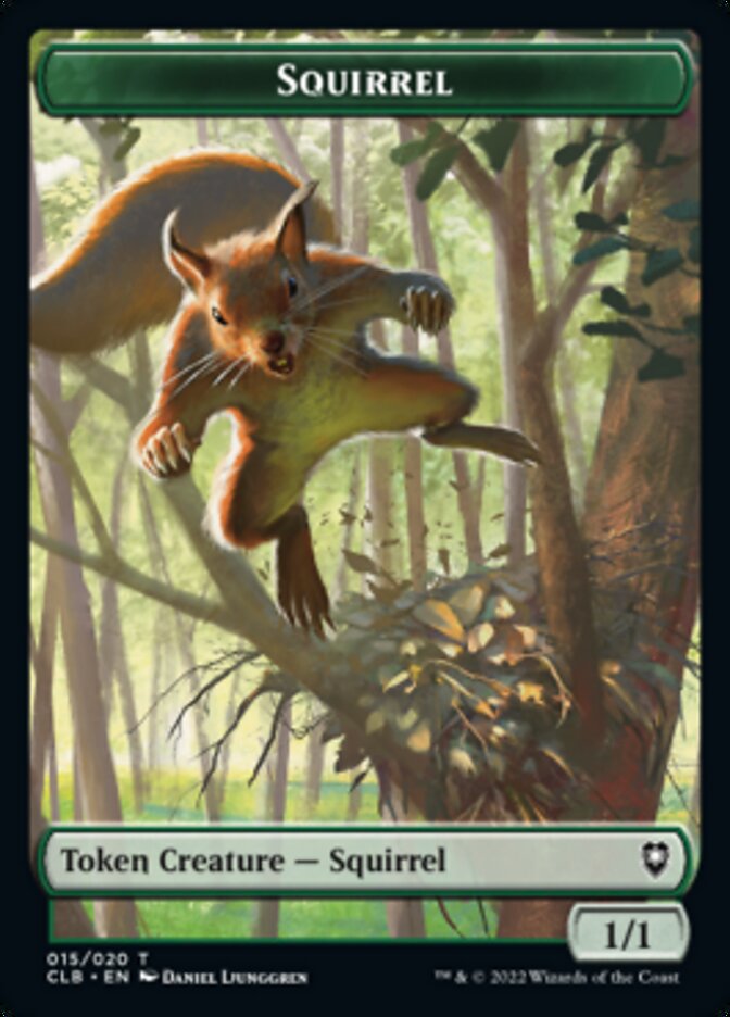 Squirrel Token [Commander Legends: Battle for Baldur's Gate Tokens] | Spectrum Games