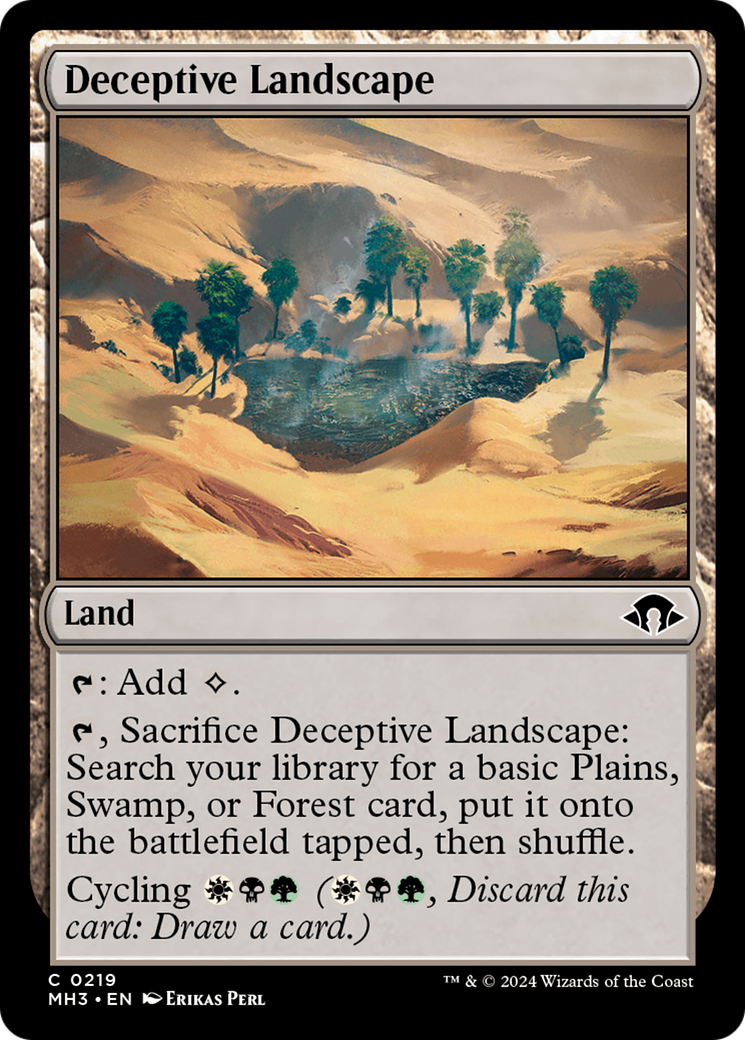 Deceptive Landscape [Modern Horizons 3] | Spectrum Games