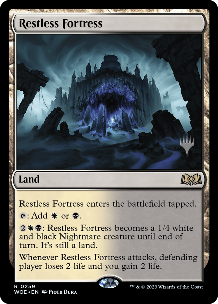 Restless Fortress (Promo Pack) [Wilds of Eldraine Promos] | Spectrum Games