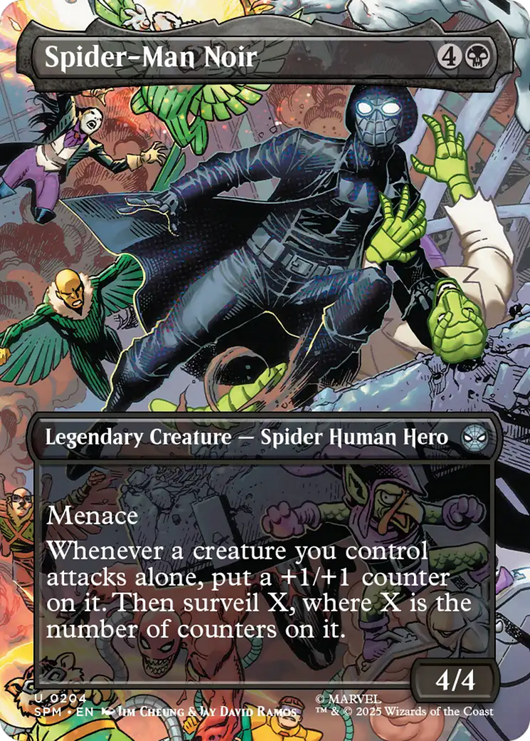 Spider-Man Noir (Borderless) [Marvel's Spider-Man] | Spectrum Games