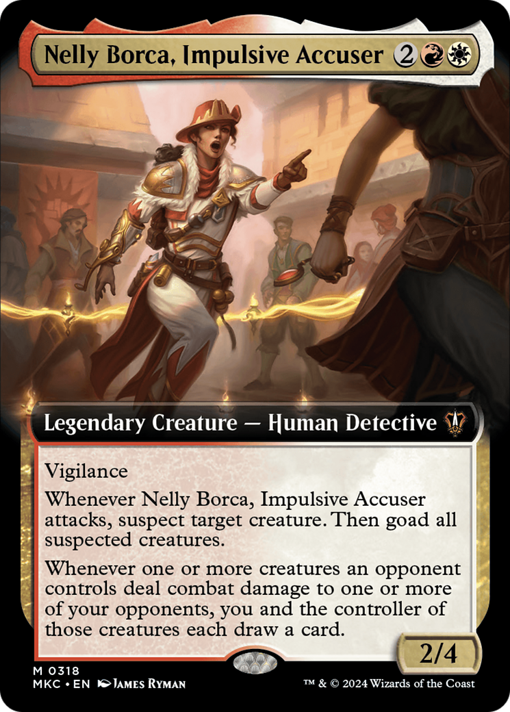 Nelly Borca, Impulsive Accuser (Extended Art) [Murders at Karlov Manor Commander] | Spectrum Games