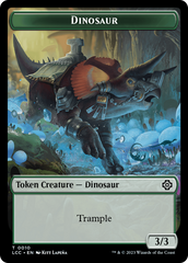 City's Blessing // Dinosaur Double-Sided Token [The Lost Caverns of Ixalan Commander Tokens] | Spectrum Games