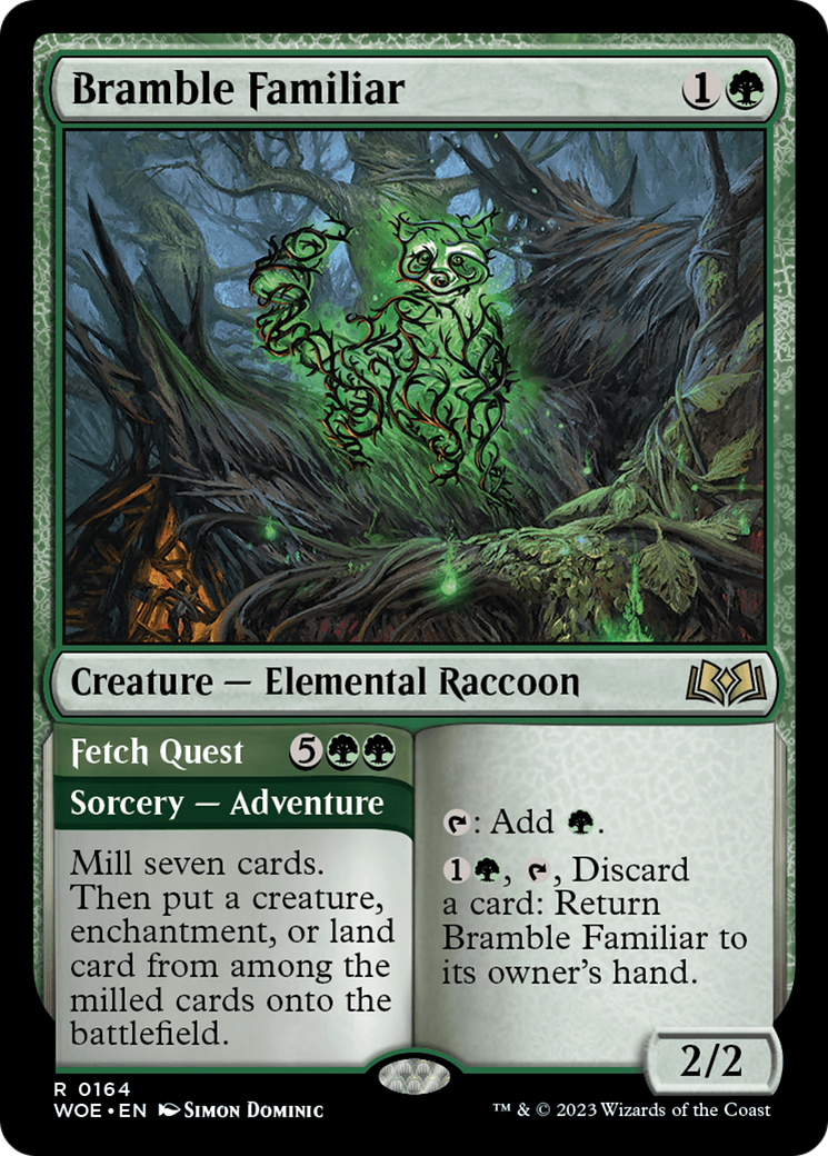 Bramble Familiar // Fetch Quest [Wilds of Eldraine] | Spectrum Games