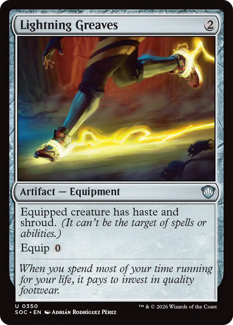 Lightning Greaves [Secrets of Strixhaven Commander] | Spectrum Games