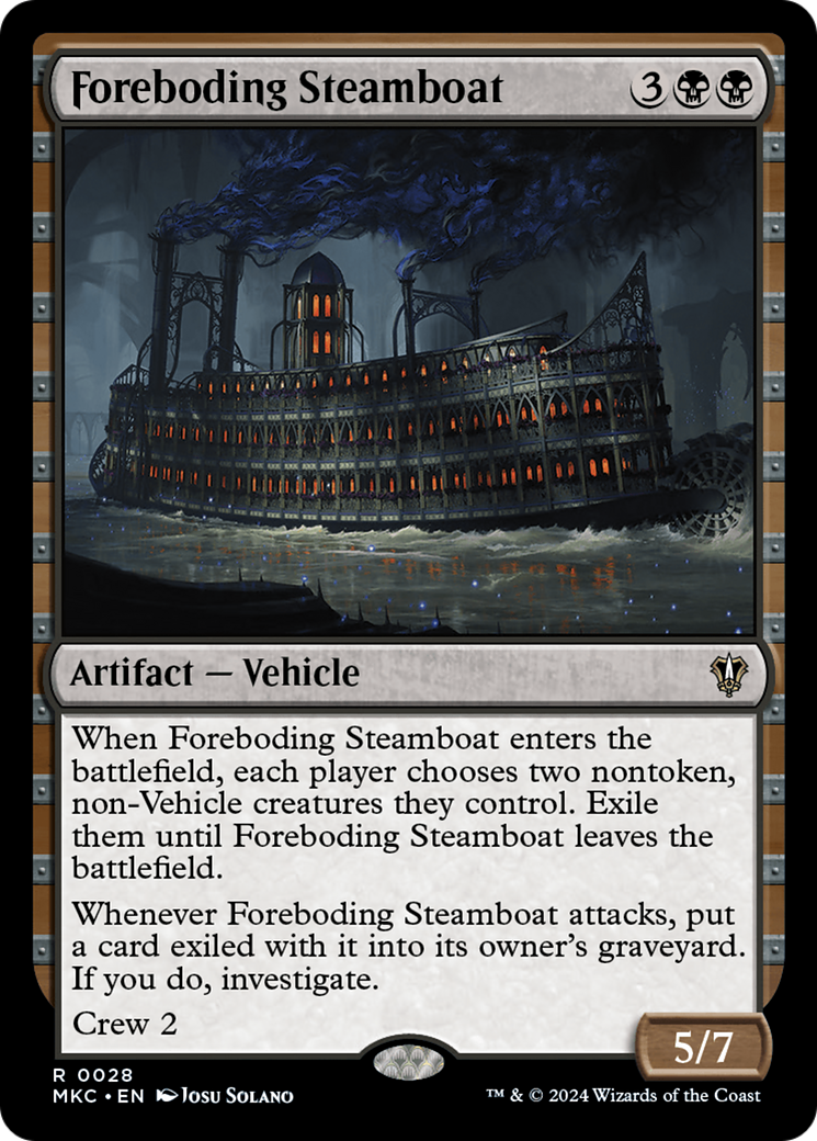Foreboding Steamboat [Murders at Karlov Manor Commander] | Spectrum Games
