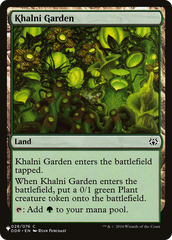 Khalni Garden [The List Reprints] | Spectrum Games