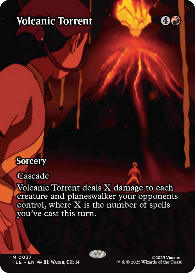 Volcanic Torrent (Borderless) [Avatar: The Last Airbender: Eternal-Legal] | Spectrum Games