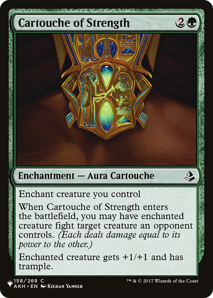 Cartouche of Strength [The List Reprints] | Spectrum Games