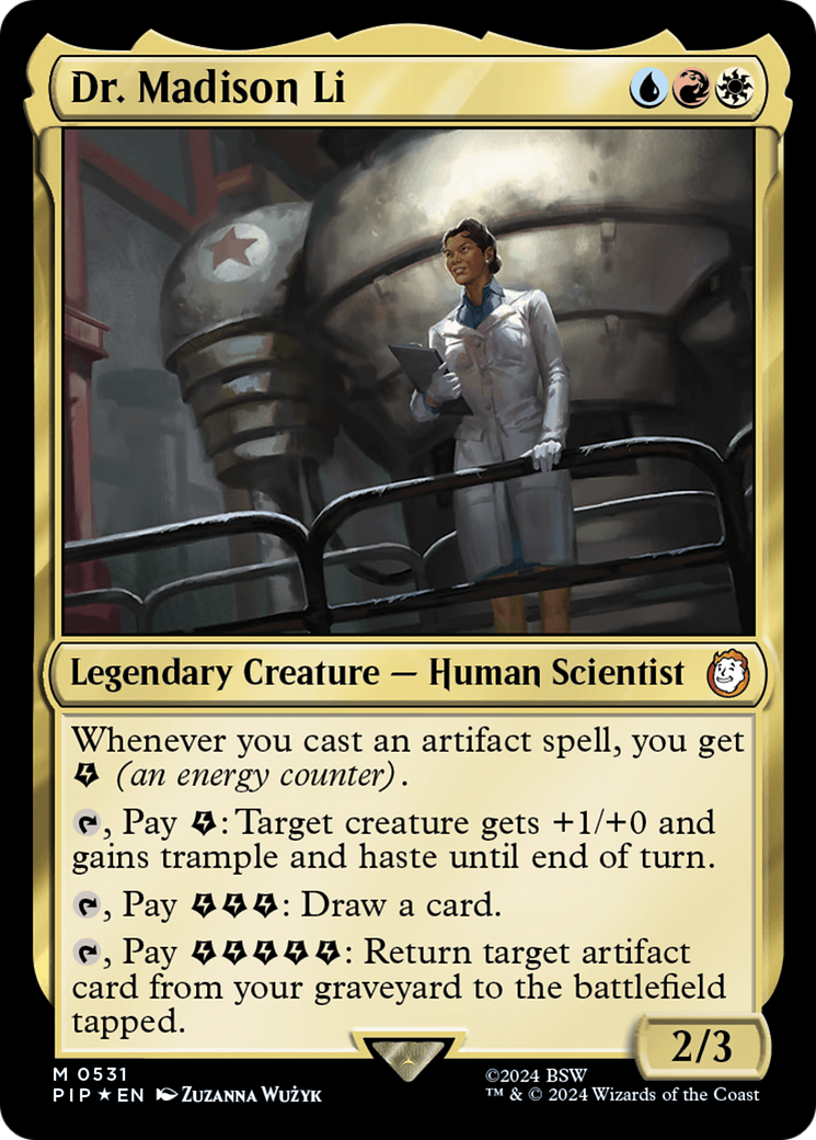 Dr. Madison Li (Surge Foil) [Fallout] | Spectrum Games